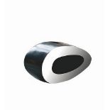 Napkin ring heavenly black black resin and stainless steel, A splendid addition to the dining table,