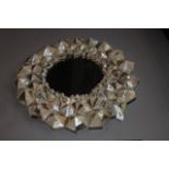 Mirror Cave earthy tones and the amalgamation of the variations of textures within this mirror,