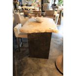 Bar table a hand carved clear quartz precious rock piece table top combines luxury and the