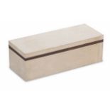 Box shed water grey parchment and ebony. A chic and pretty little box for storing small