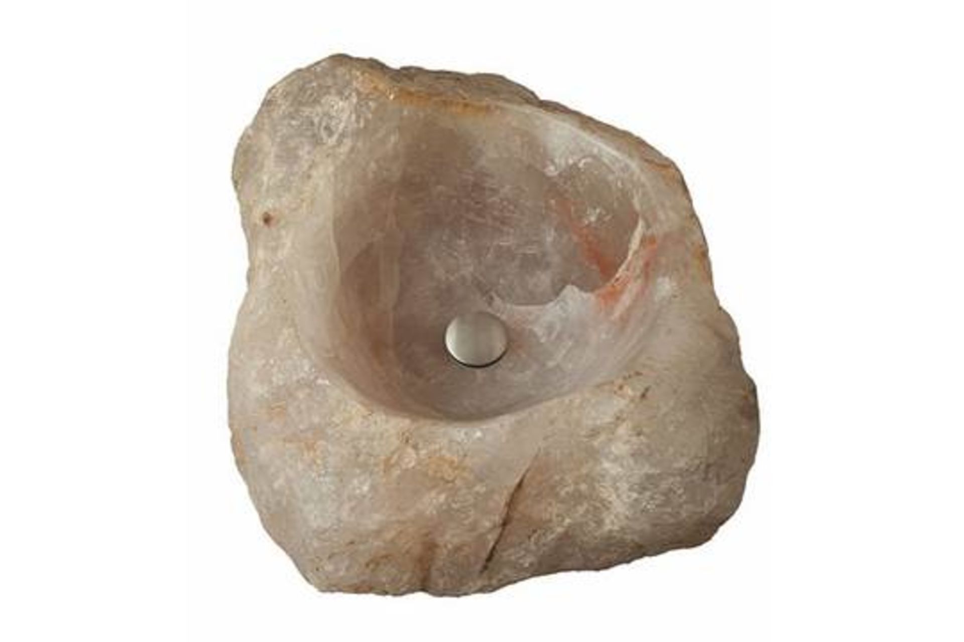 Wash basin precious basin rock crystal size may vary depending on rocks 63x43x26cm Cravt SKU 320436