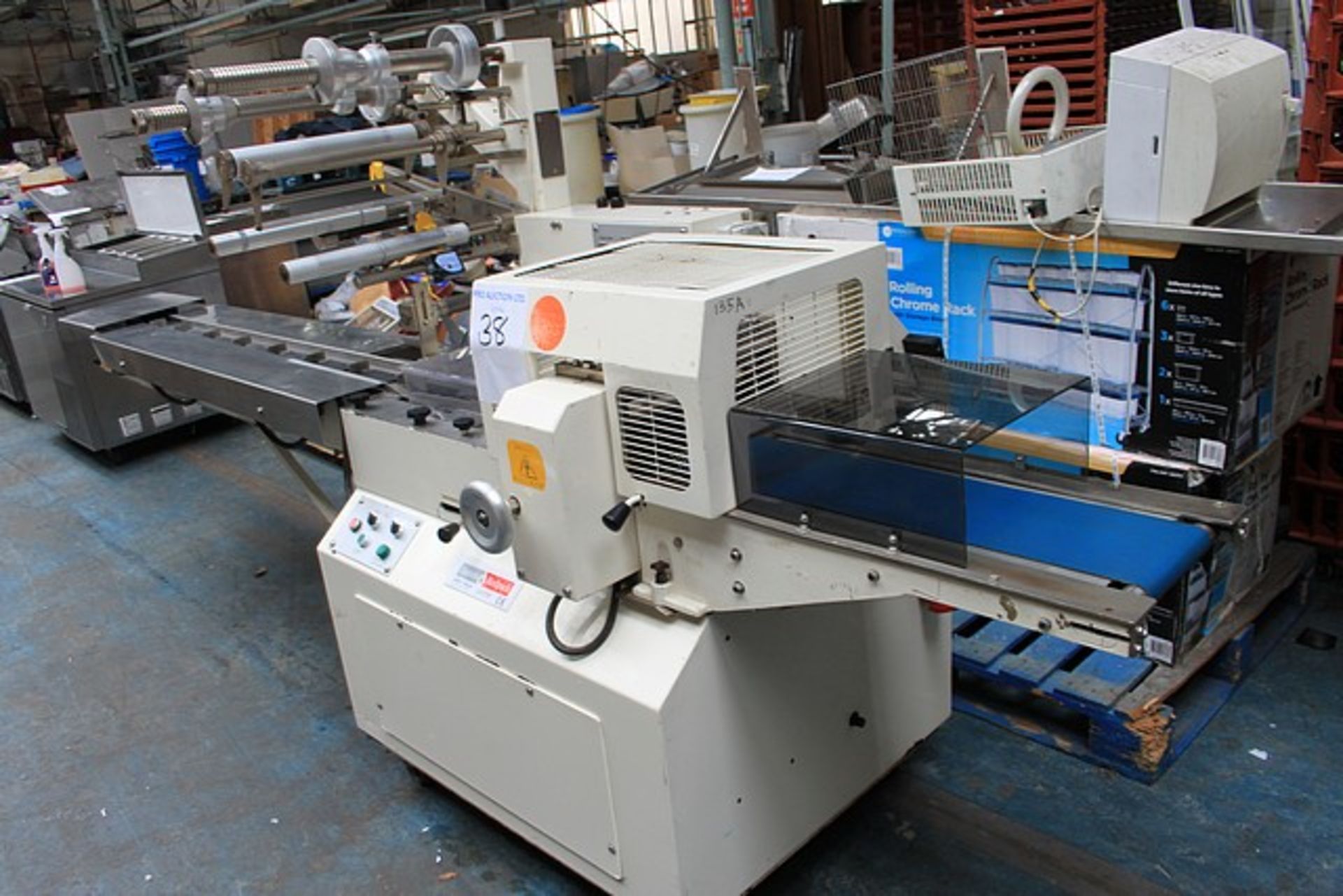 Datum Redpack Pacer horizontal flow wrapper 110mm wide jaws 480mm wrap width - Image 4 of 4