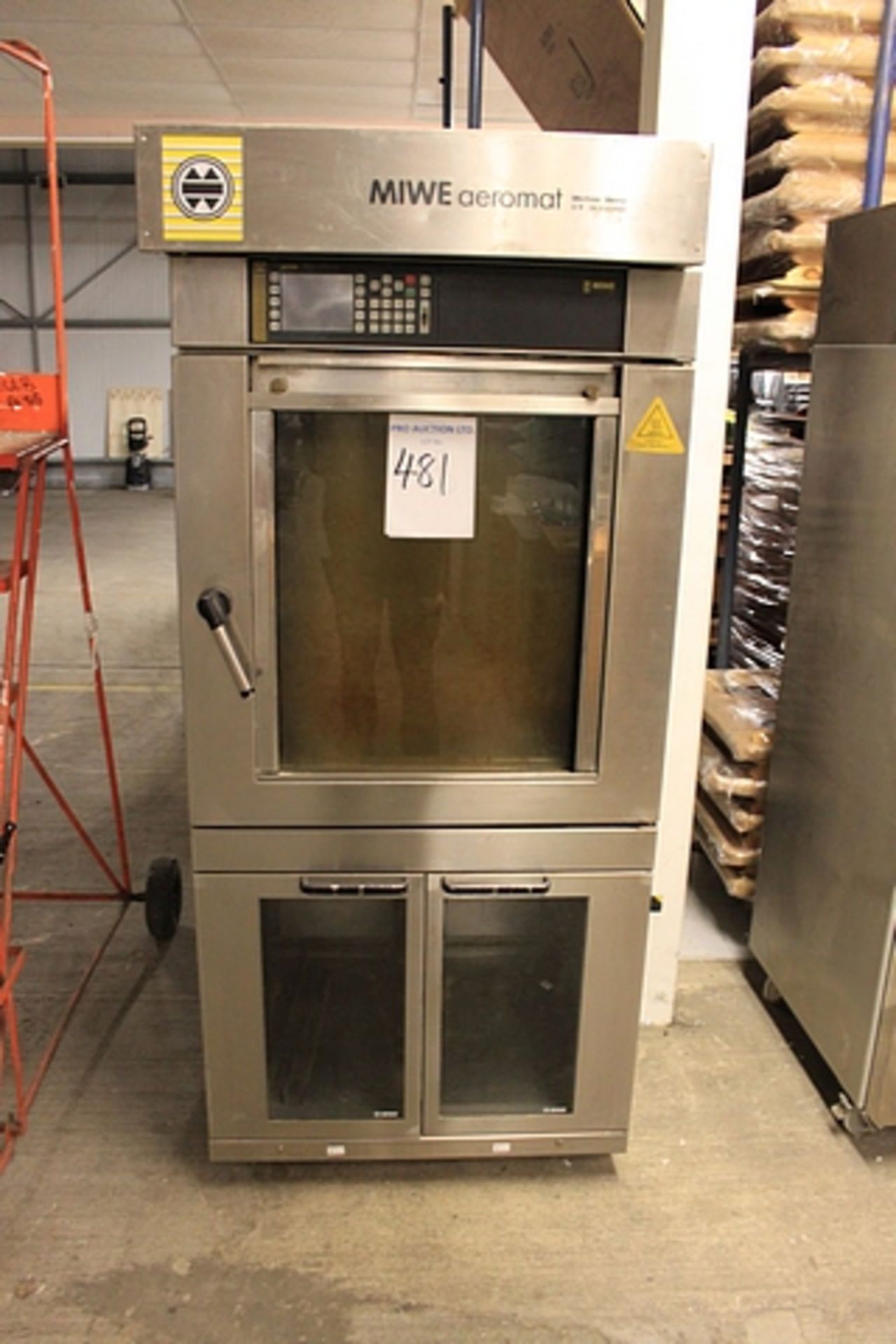 MIWE Aeromat CS convection oven & proofer 400v 23Kw 600mm x 400mm trays x 8 grid with proofing