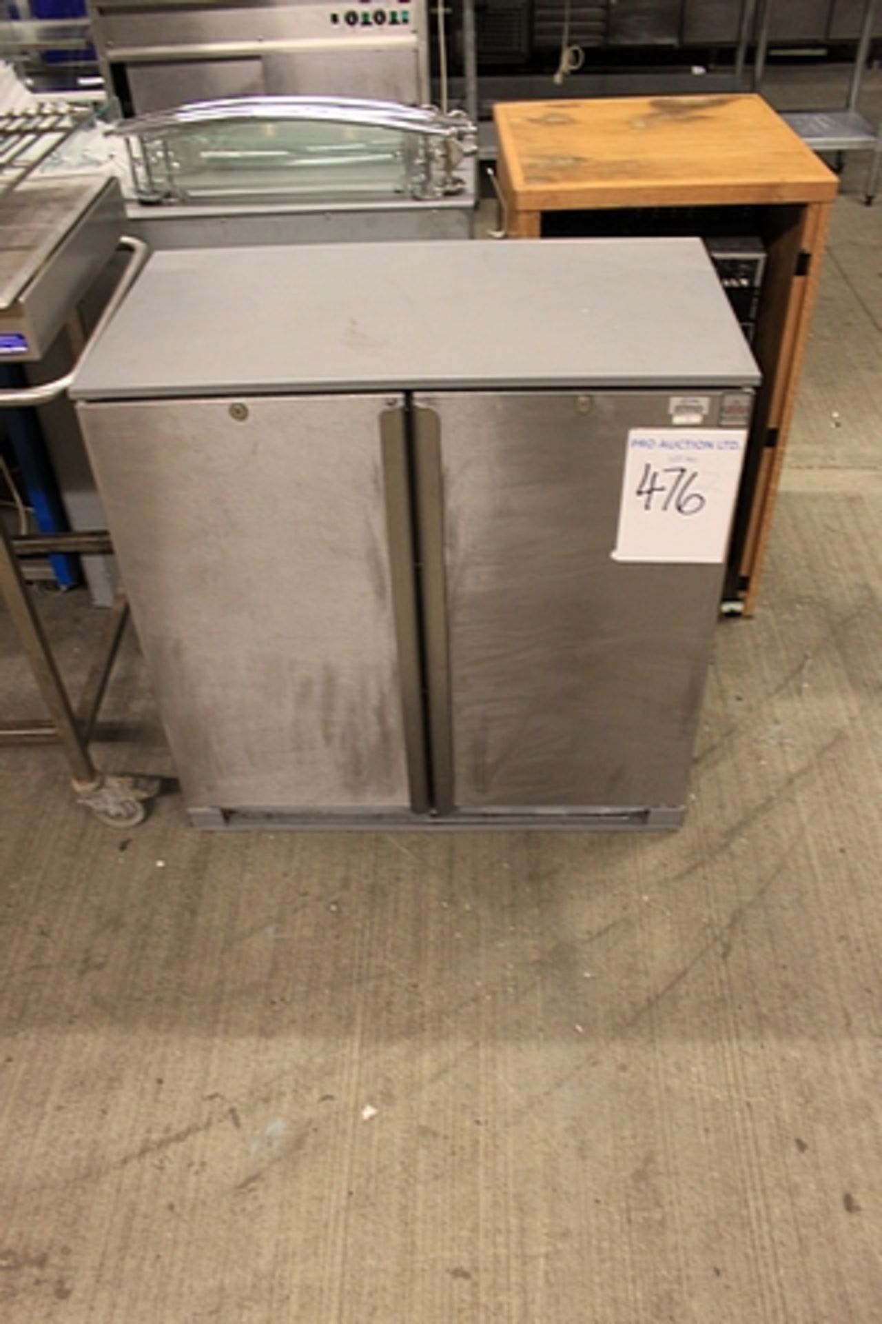 Osborne 2500 stainless steel solid door back bar cooler 220 litre capacity temperature range 2 / 8°C