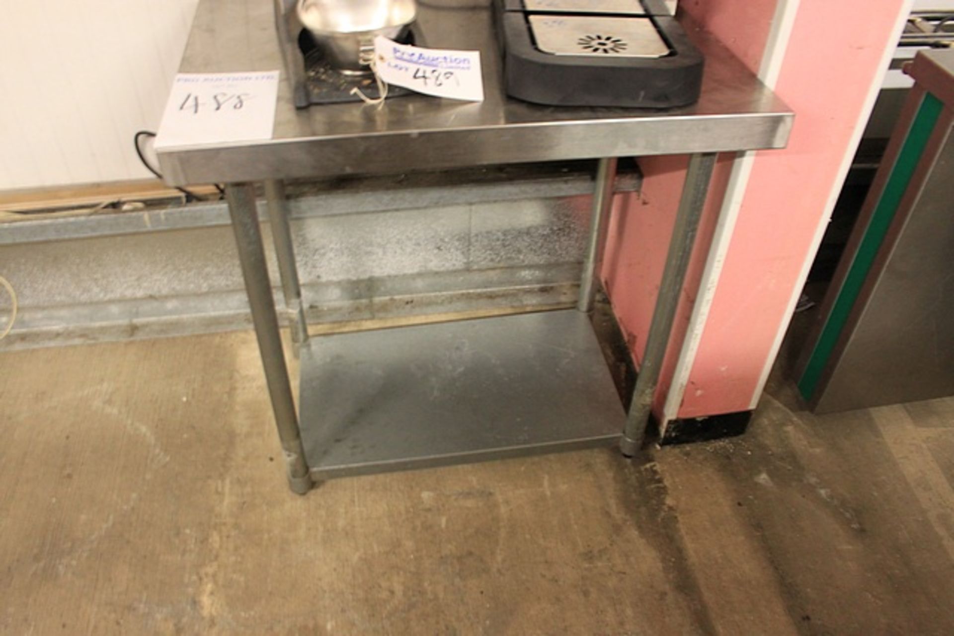 Stainless steel preparation table 900mm x 600mm