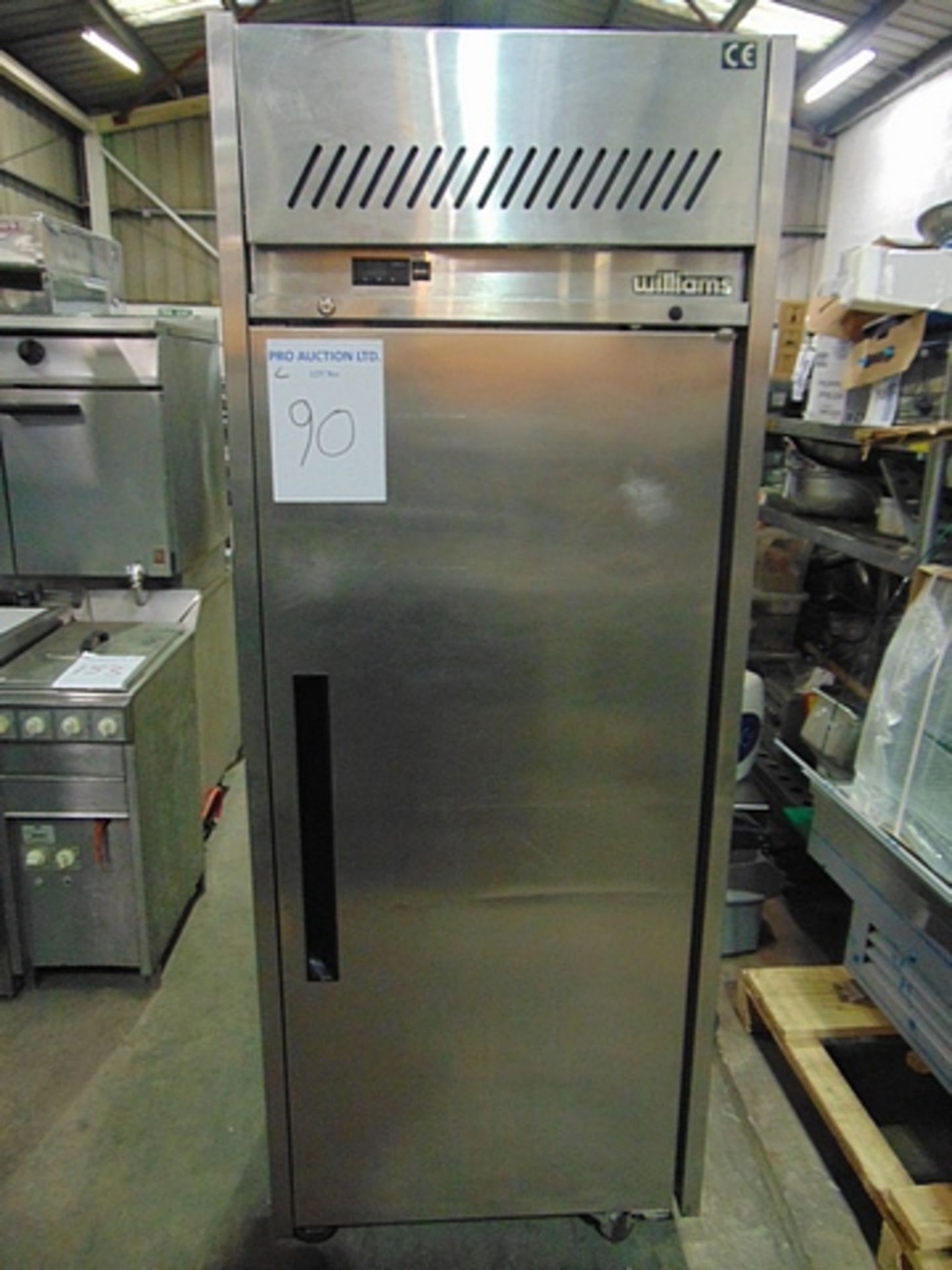 Williams LJ1SA stainless steel commercial upright freezer capacity 620 litres / 21.9 cuft