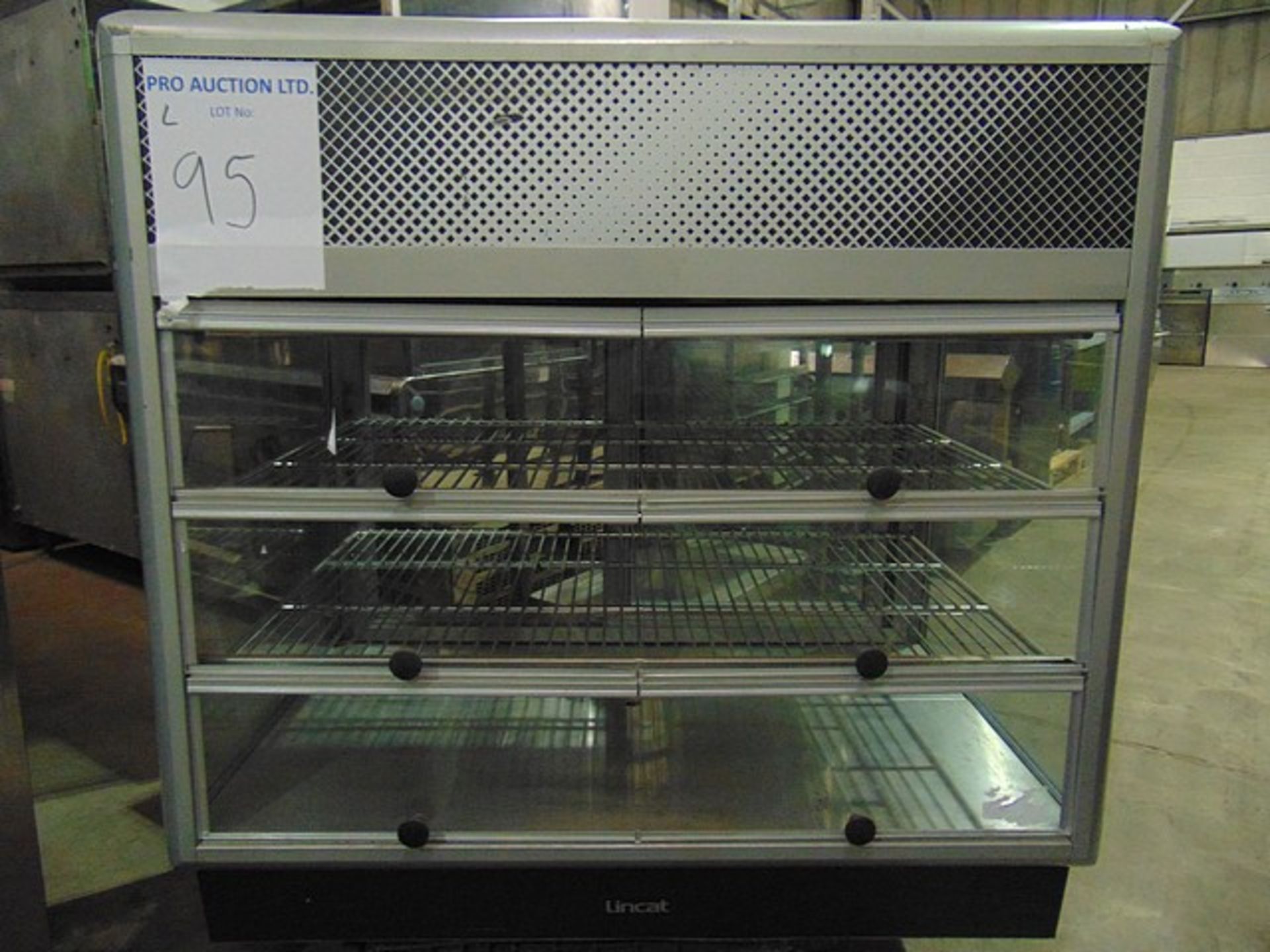 Lincat D6R100S refrigerated merchandiser back service or self service extruded aluminium frames &