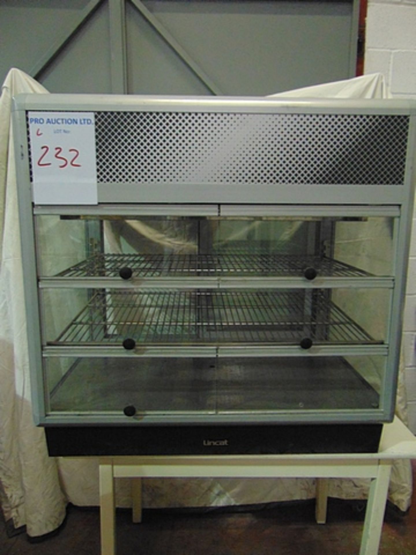 Lincat D6R100S refrigerated merchandiser back service or self service extruded aluminium frames &