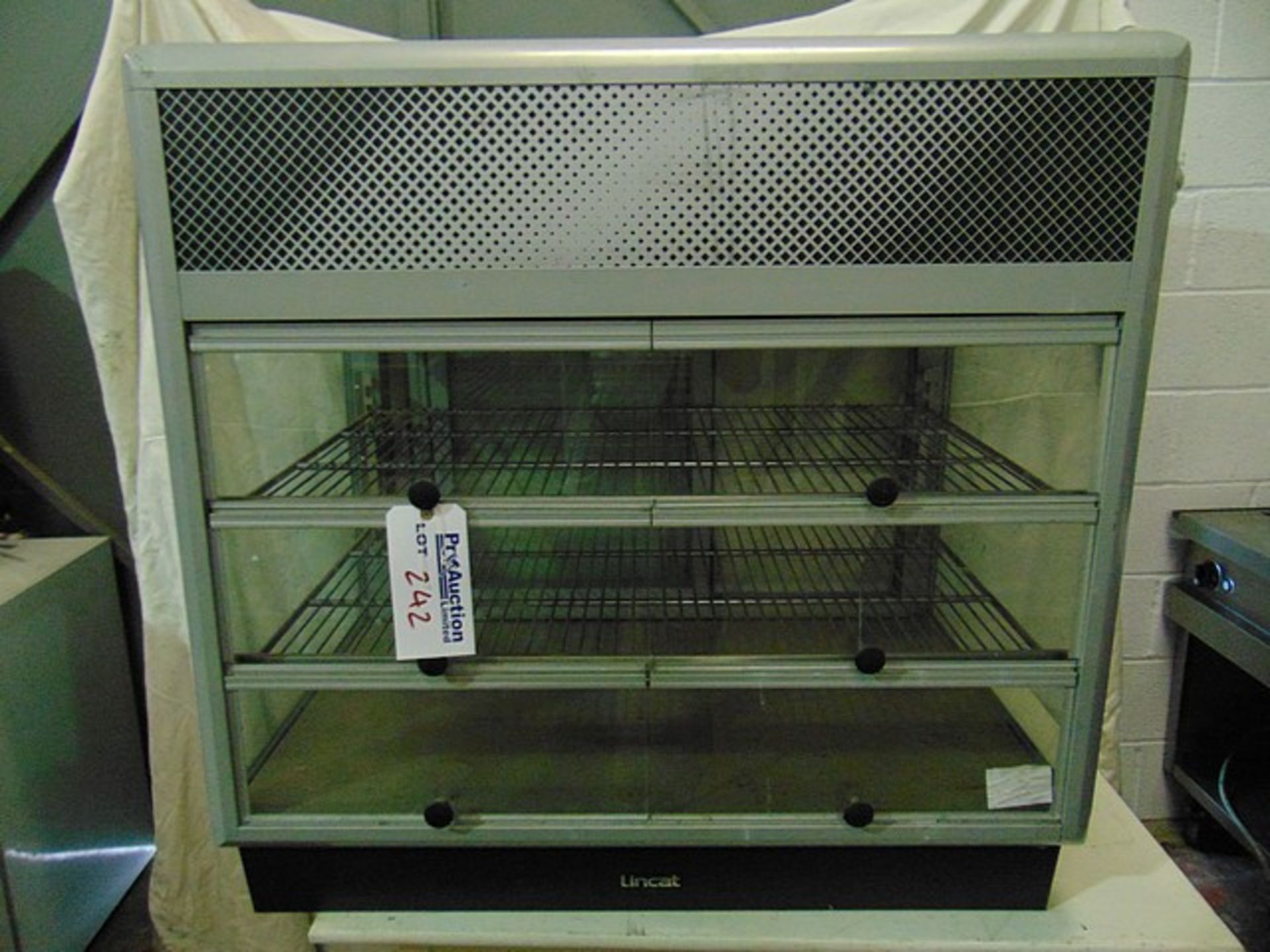 Lincat D6R100S refrigerated merchandiser back service or self service extruded aluminium frames &