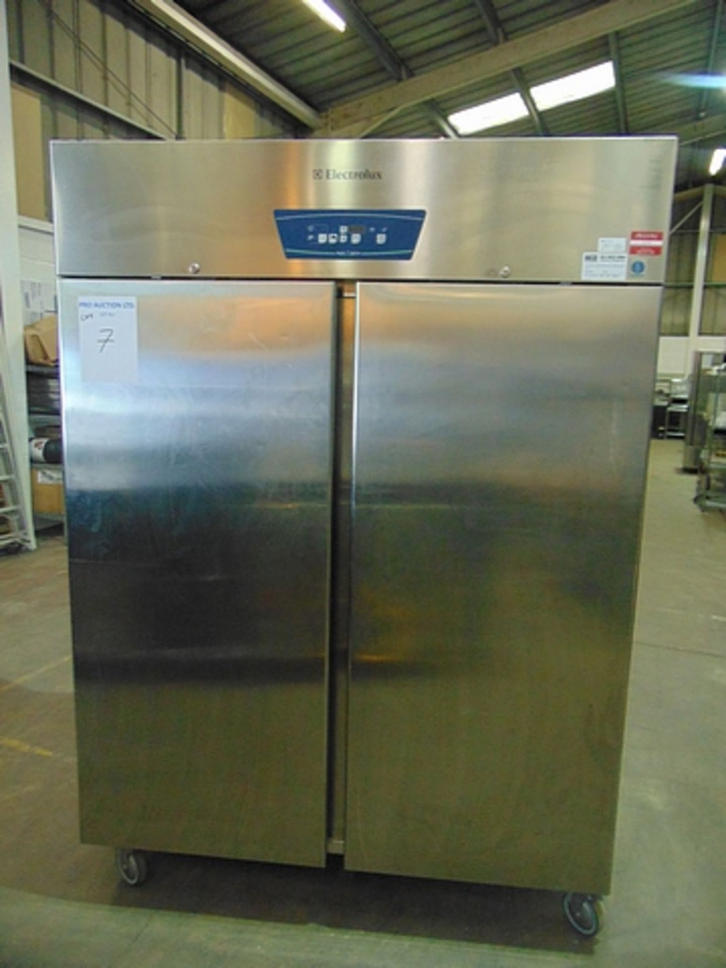 Electrolux model RH14FEZFS stainless steel 2 door upright fridge SN 05007001 240v