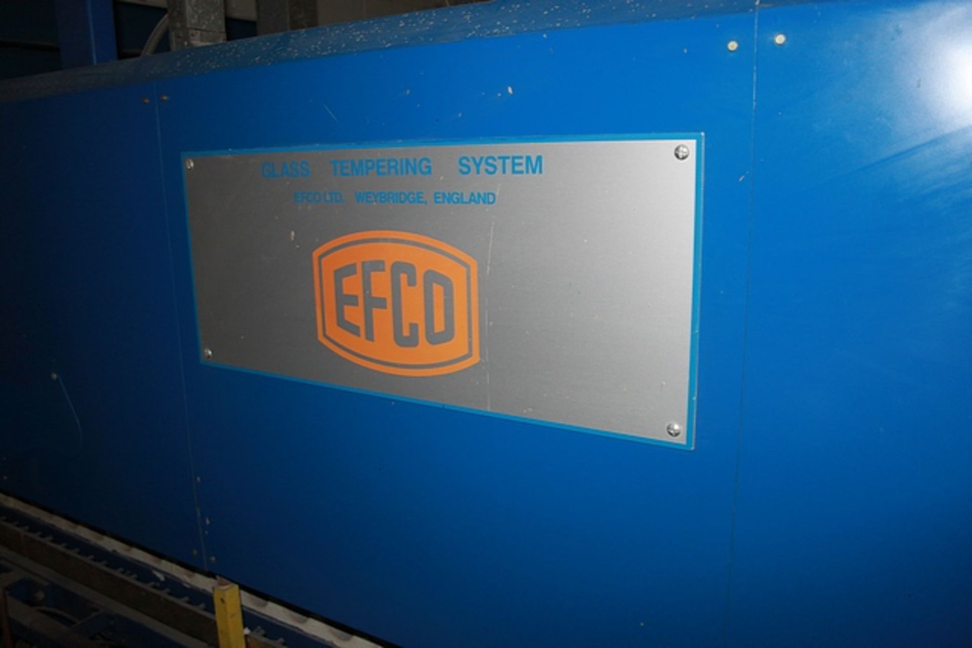 Efco Furnaces glass tempering system, 1500mm x 4000mm glass temper furnace, rating Xycon controler , - Image 3 of 20