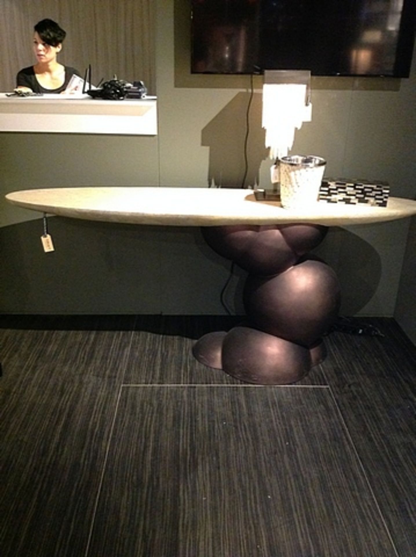 Console Table Sphere is a sculptural aesthetically pleasing piece as well as an essential for any - Image 3 of 7