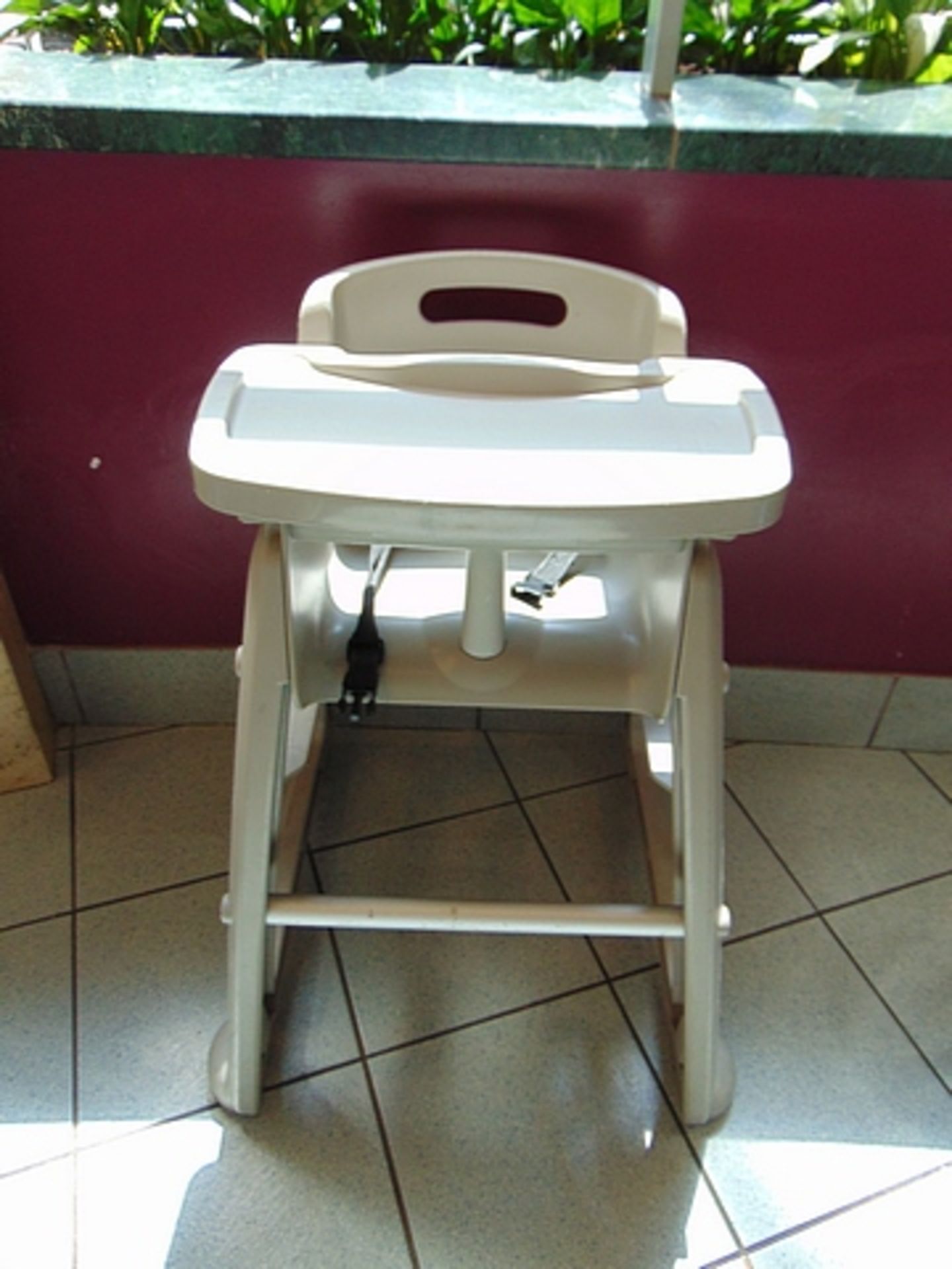 Baby high chair grey 440mm x 430mm x 730mm