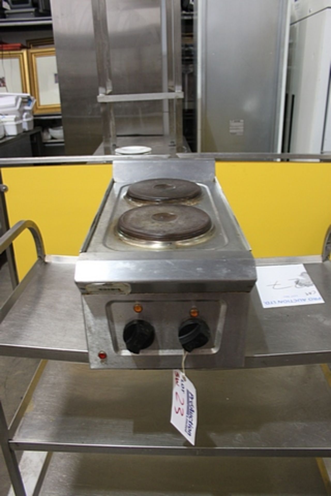 Electric two ring boiling top single phase 240v 300mm x 640mm x 240mm