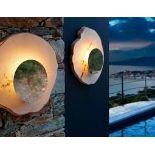 A217 Big Eyes Drifted Wall Lamp 50 x 50 x 11cm