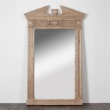 Georgian Architectural Mirror Genuine English Reclaimed Timber 120 X 7.5 X 90cm