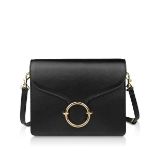 Black Spitfire Necessaire Cross Body Bag Destroyed Black 22 X 15 X 26cm