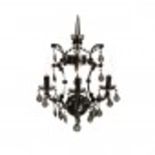 Crystal Sconce Black & Gold 38.5 X 24 X 50.5cm The Simple Yet Sophisticated Design Of The Lighting