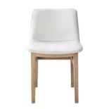 F293 Cocoon Dining Chair With Double Stitching Pbl 48.5 X 57 X 79cm This Chic Dining Chair Is Full