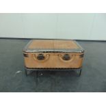 Vintage Coffee Table Small With Tinisso Sand Stand 80 X 50 X 41cm