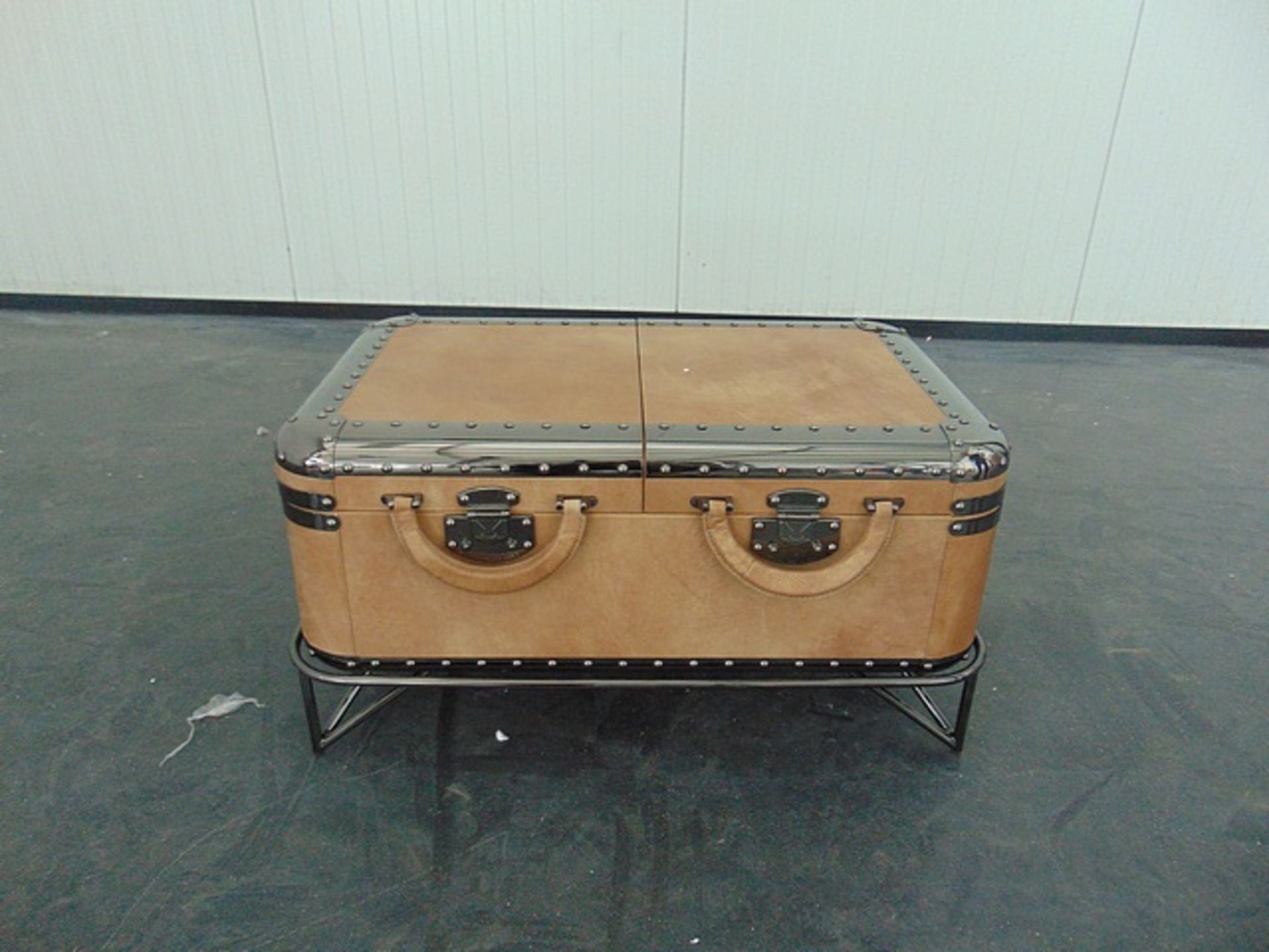 Vintage Coffee Table Small With Tinisso Sand Stand 80 X 50 X 41cm