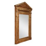 Georgian Architectural Mirror Genuine English Reclaimed Timber 120 X 7.5 X 90cm