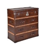 Ampleforth Chest Medium Oxide Brass 100 X 50 X 102cm