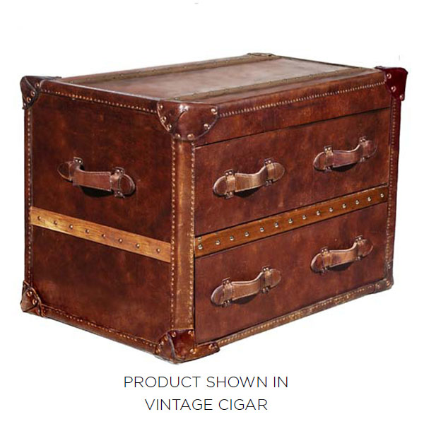 Stonyhurst Chest Medium -Spf 100 X 50 X 80cm Stonyhurst Chest Med With Leather Band At.Abs While