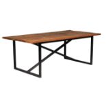 Axel Dining Table The Axel Dining Table Combines Old World And Industrial With Its Combination of
