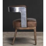 Circus Dining Chair Old Saddle Black & Black 57 X 57 X 77cm Forget Head Of The Table When You Can Be