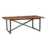 Axel Dining Table 244cm Natural 243.8 X 106.6 X 76.2cm The Axel Range Combines Old World And