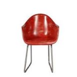 Regatta Bucket Chair-Fibreglass Red 60 X 62 X 88.5cm