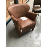 Leather Single Arm Chair