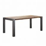 Foundry Dining Table 182x90cm Old Door & Poliron 182 X 90 X 76cm New! Foundry Collection; Coffee