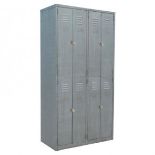 American Lockers 8 Doors Buff Steel 98.2 X 48 X 190cm