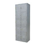 American Lockers 8 Doors Buff Steel 98.2 X 48 X 190cm