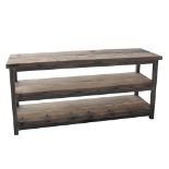 Axel Mk2 Media Unit Natural Genuine Reclaimed Vintage Boat Wood Natural 150 X 45 X 68cm The Axel