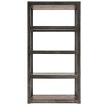 Bookcase Oak/Gunmetal Grey 900x400x2000