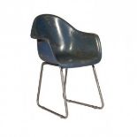 Regatta Bucket Chair-Fibreglass Black 60 X 62 X 88.5cm