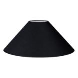 Coolie Shade Hemp Charcoal 75.5 X 75.5 X 26cm The Rounded Shape And Opal Interiors Of These Coolie