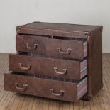 Oxford Student Trunk Large Leather Brown 100 X 50 X 80cm The University Of Oxford Student Trunk