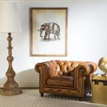 Nature Elephant(100x130) Art-W.Oak 99.7 X 3 X 130.2cm