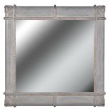 Globetrekker Airspace Square Mirror -Scrap.Y.Grey & D.Raw 110 X 20 X 110cm Harking Back To The