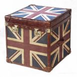 White Star Trunk Vbianco Union Jack 60 X 59 X 60cm A Larger Version Of The London Trunk White Star