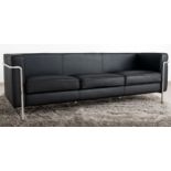 Bauhaus 3 Seater Matador Chocolate 236 X 90 X 76cm