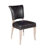 Mimi D Chair Sioux weathered Oak 51 X 65 X 89cm A Range Of Wooden Legs And Beautiful Leathers Make