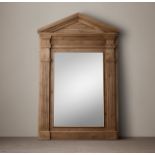 A Statement Piece in Salvaged Pine Our Impressively Scaled Mirror Replicates the Grandeur of an