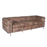 Bauhaus 3 Seater Matador Chocolate 236 X 90 X 76cm