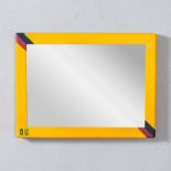 Junior Common Room Mirror Antique Leather Scholar Gold 60.5 X 5 X 80.5cm In A Clever Collaboration