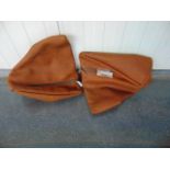 2 x Leather Bags 35 x 23 x 23 cm